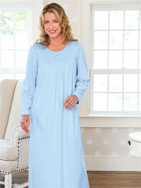 long sleeve nightgown